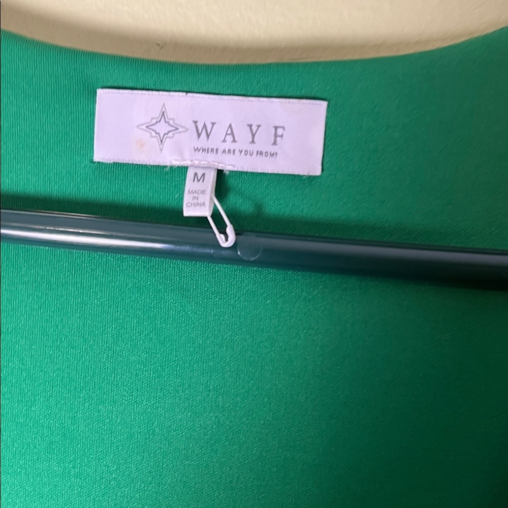 Wayf Emerald Green Midi Dress - Picture 4 of 6